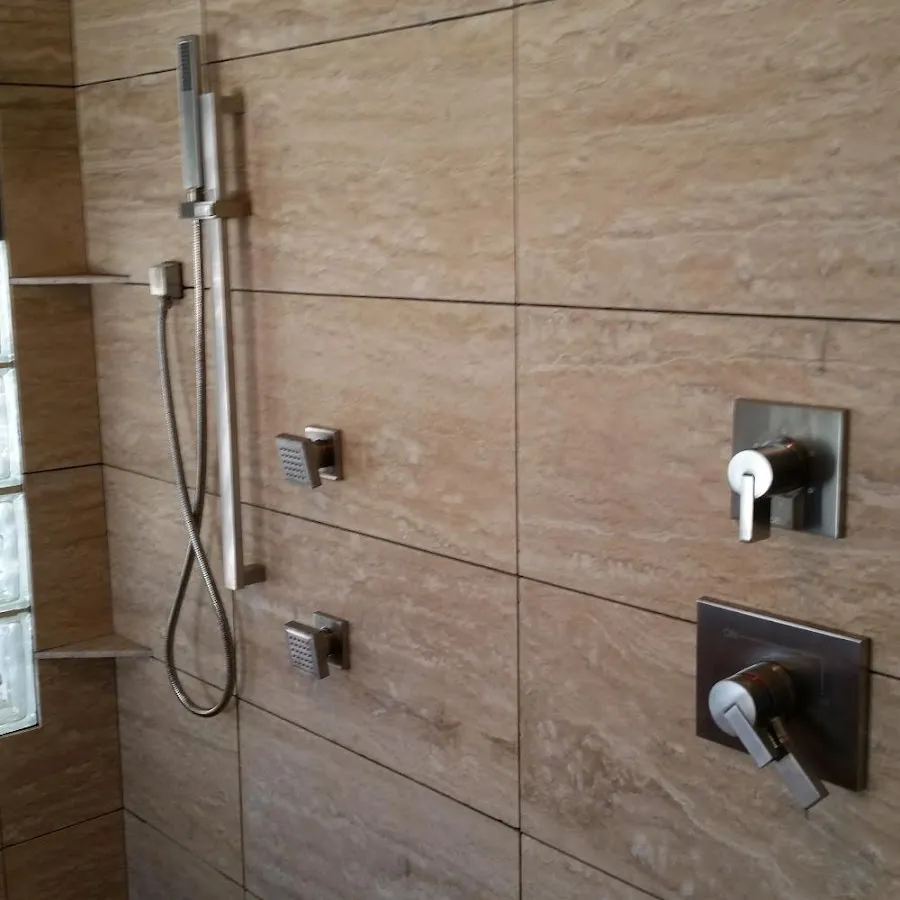 Shower fixture installation for Water Heater Replacement in Wedgefield
